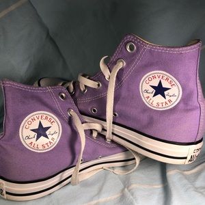 Converse Chucks high tops LILAC lt purple Ms6/Ws8!